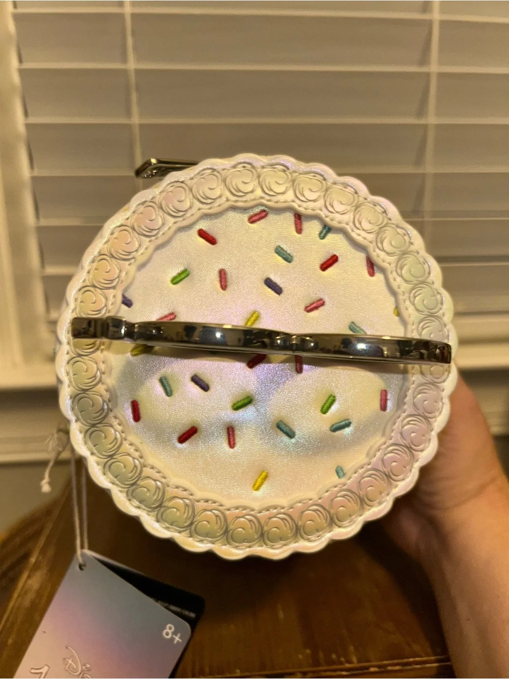 Disney 100 Loungefly Holographic Cake Crossbody